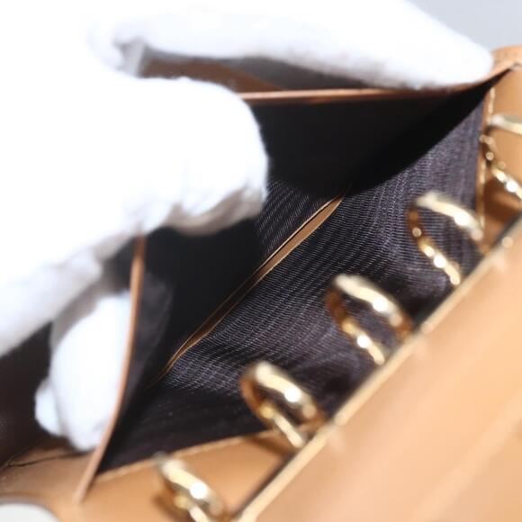 GUCCI Day Planner Cover Leather Beige Gold 031 4463 1067 Auth 158975 - Picture 11 of 16